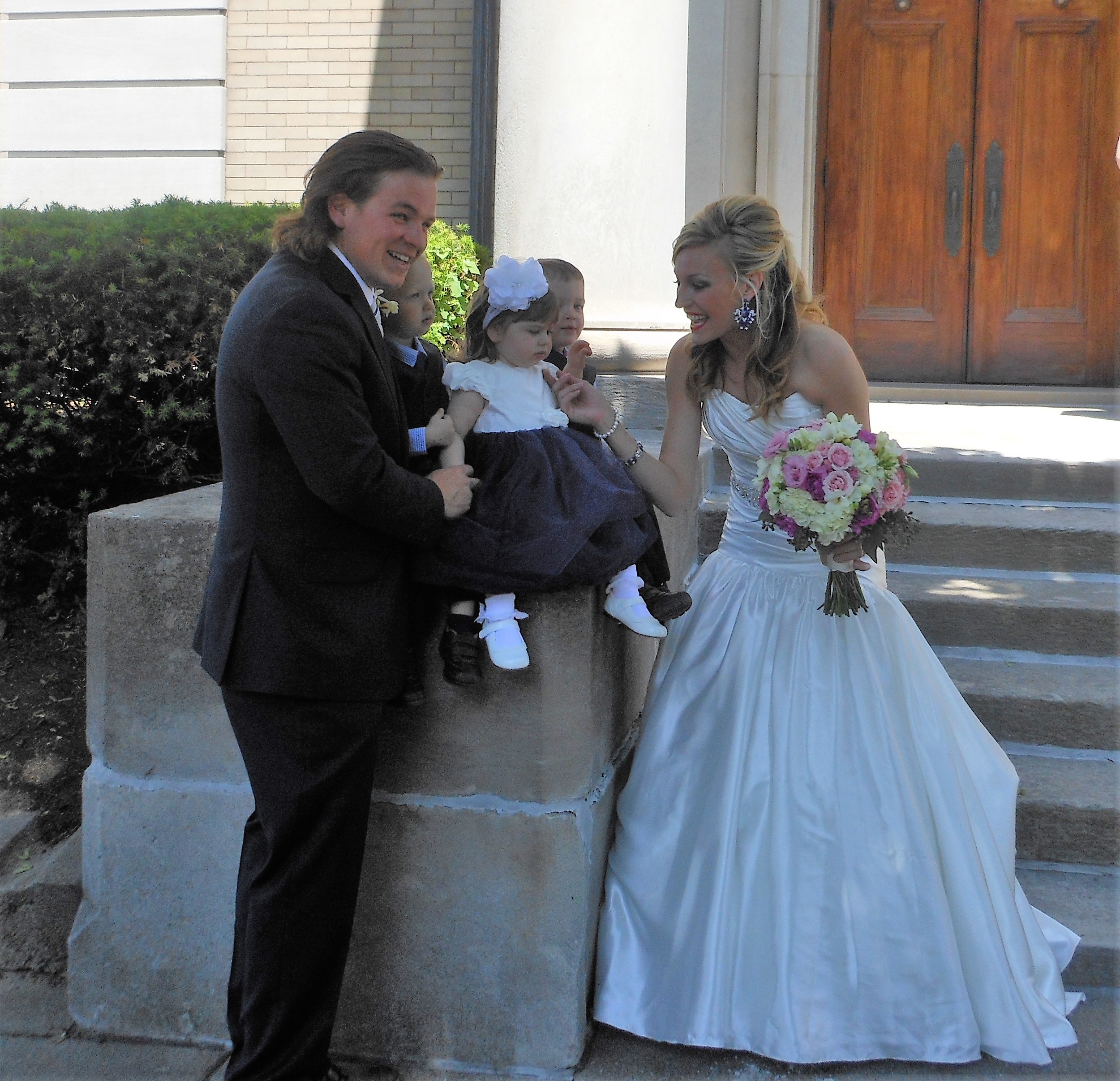 Happy Bride and Groom